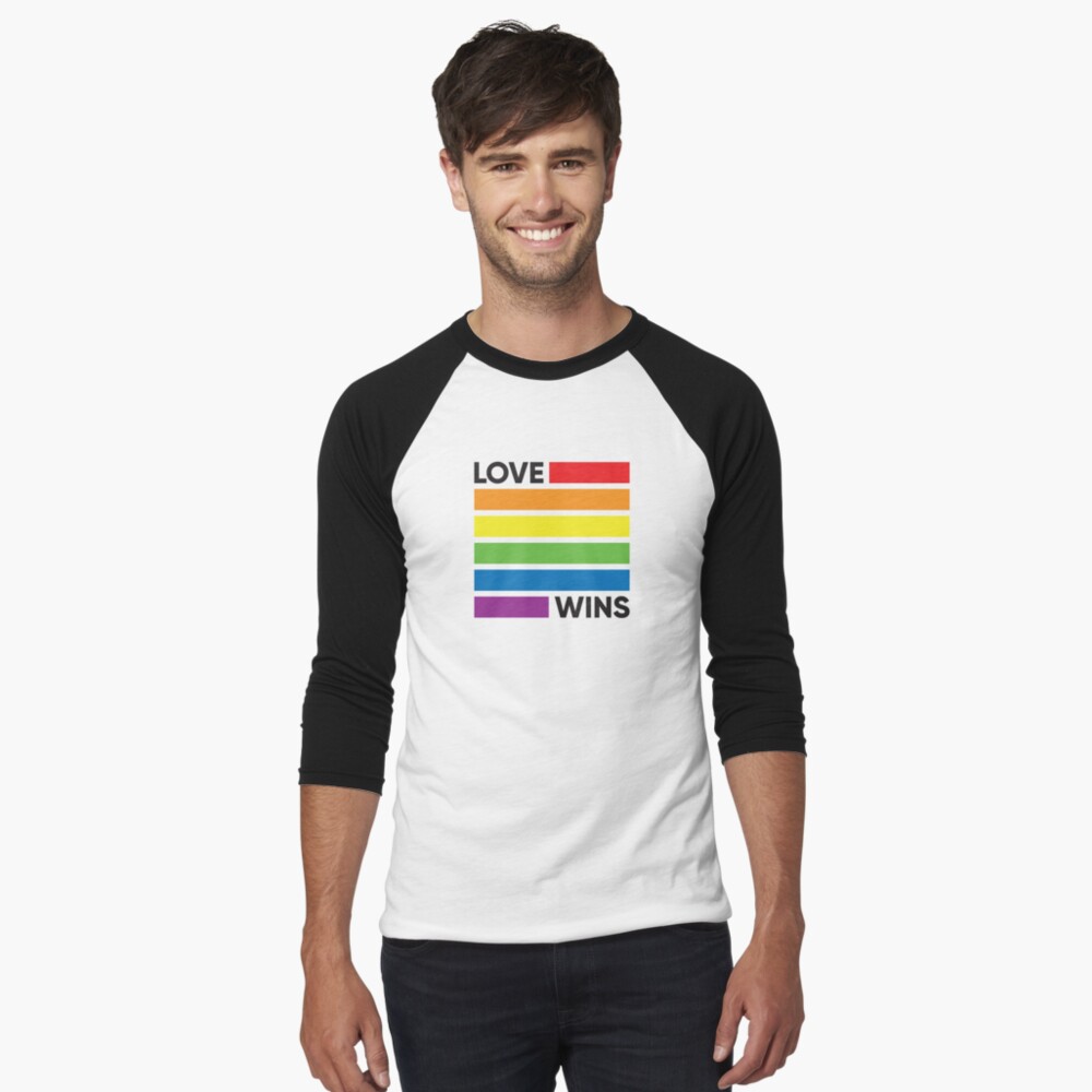 Item preview, Baseball ¾ Sleeve T-Shirt designed and sold by LGBTIQ.