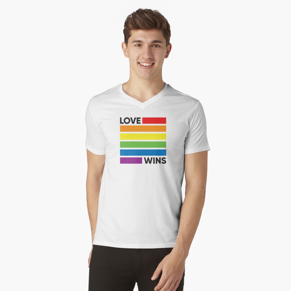 Item preview, V-Neck T-Shirt designed and sold by LGBTIQ.