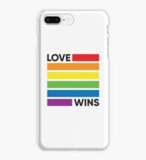 Rainbow Flag Love Wins - LGBT Pride iPhone 8 Plus Case