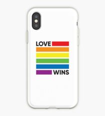 Rainbow Flag Love Wins - LGBT Pride iPhone Case