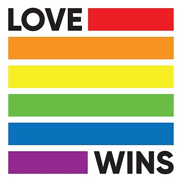 Artwork thumbnail, Rainbow Flag Love Wins - LGBT Pride by LGBTIQ