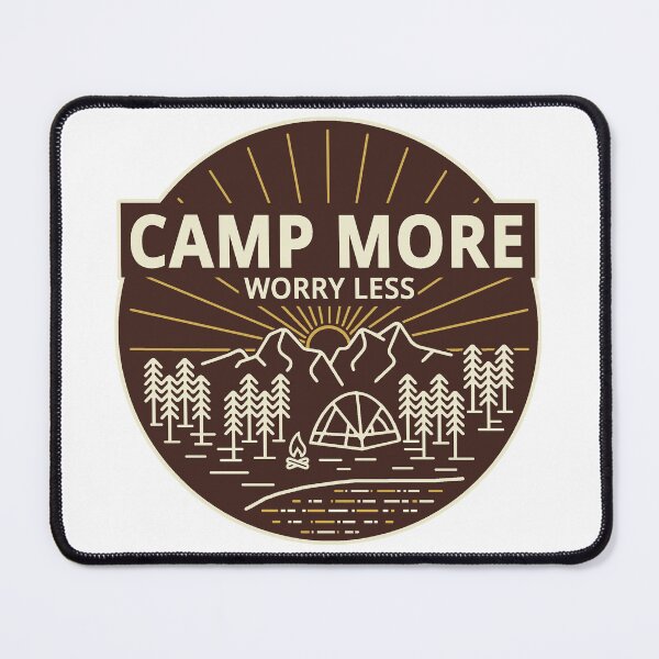 Item preview, Camp More Worry Less Sunrise Lake designed and sold by VanyaKar.