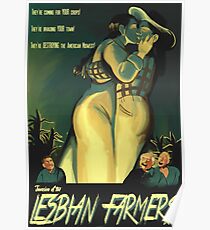 Invasion of the Lesbian Farmers Poster