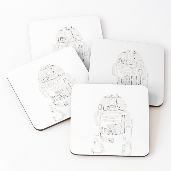 Item preview, Droid bw  designed and sold by KidKenner.
