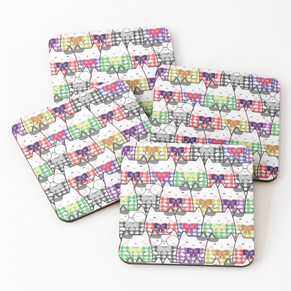 Item preview, Cute Cat Seamless Pattern designed and sold by edwardecho.