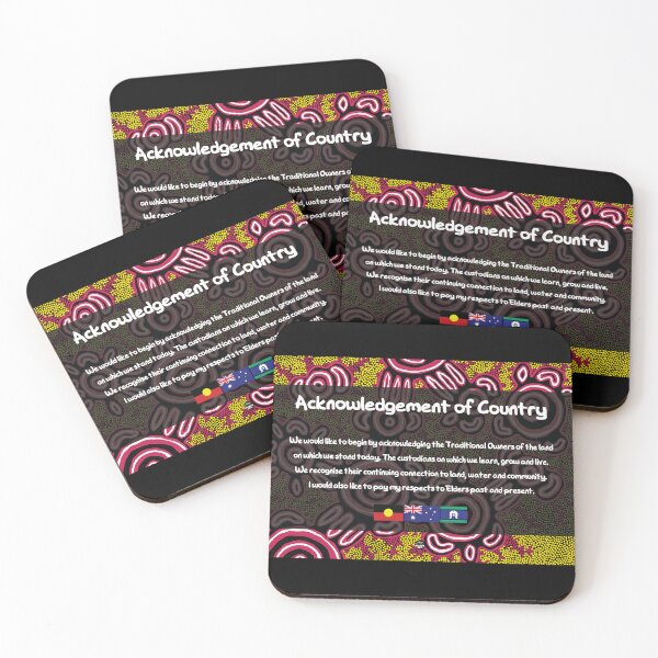 Item preview, Acknowledgement of Country - Authentic Aboriginal Art designed and sold by HogarthArts.