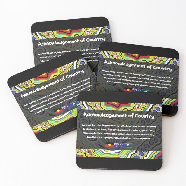 Item preview, Acknowledgement of Country - Authentic Aboriginal Art designed and sold by HogarthArts.