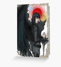 crow Mia Greeting Card