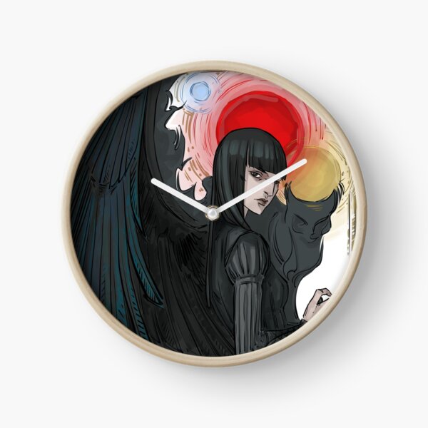 crow Mia Clock