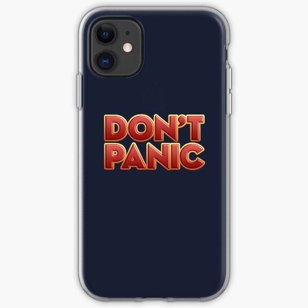 Don't Panic iPhone Soft Case