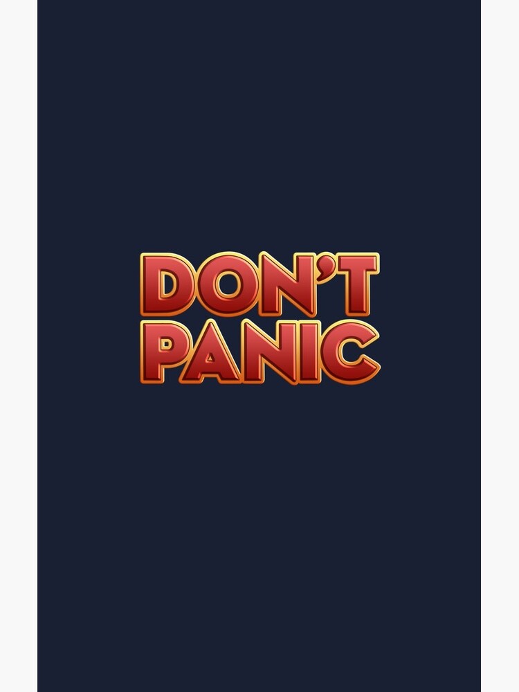 Don't Panic- HHGG Samsung Galaxy Phone Case for Sale by doomBotKV