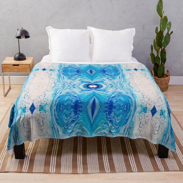Item preview, Light Blue Abstract Painting designed and sold by Creative-Voyage.