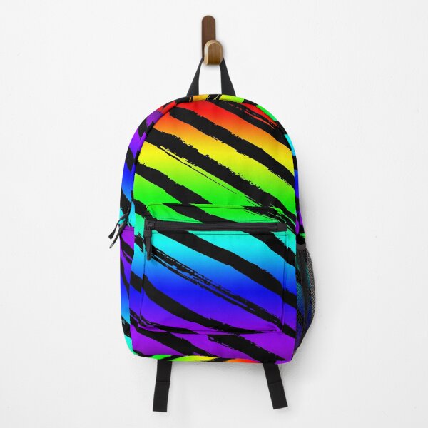 Item preview, Rainbow Stripes Print, Pride Print, Rainbow Paint Stripes, Rainbow Print designed and sold by PinHookPrincess.