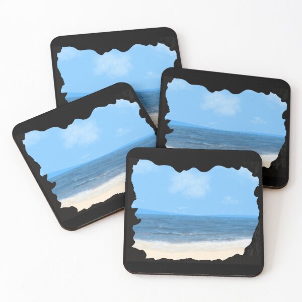 Item preview, Beach Scene Tropical Landscape Cave designed and sold by Lartheviking.