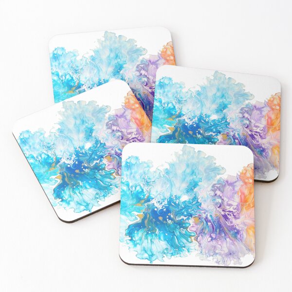 Item preview, Fluidart Rainbow Dutch Pour designed and sold by Treehouse Art.