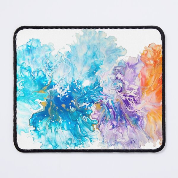 Item preview, Fluidart Rainbow Dutch Pour designed and sold by Treehouse Art.