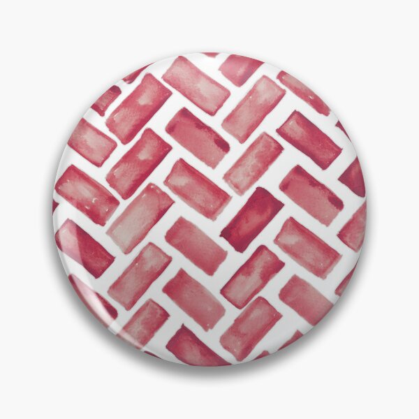 Item preview, Berry Pink Herringbone Brick Path designed and sold by FrancesPoff.