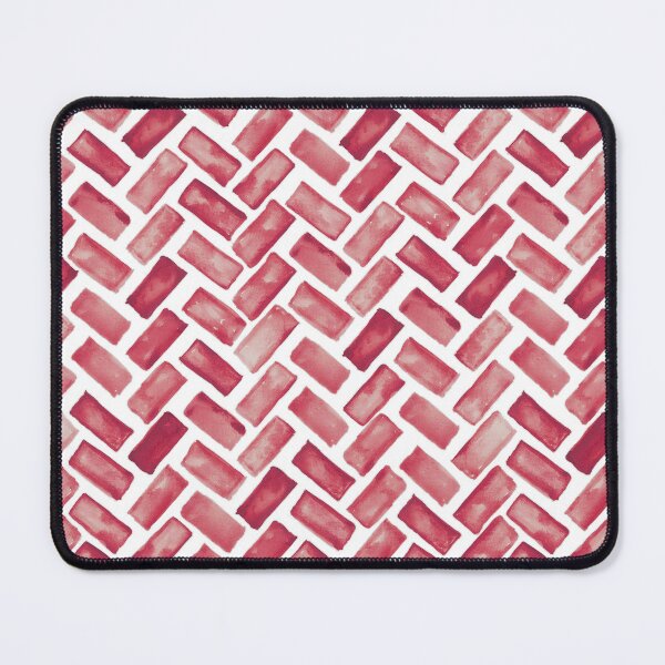 Item preview, Berry Pink Herringbone Brick Path designed and sold by FrancesPoff.