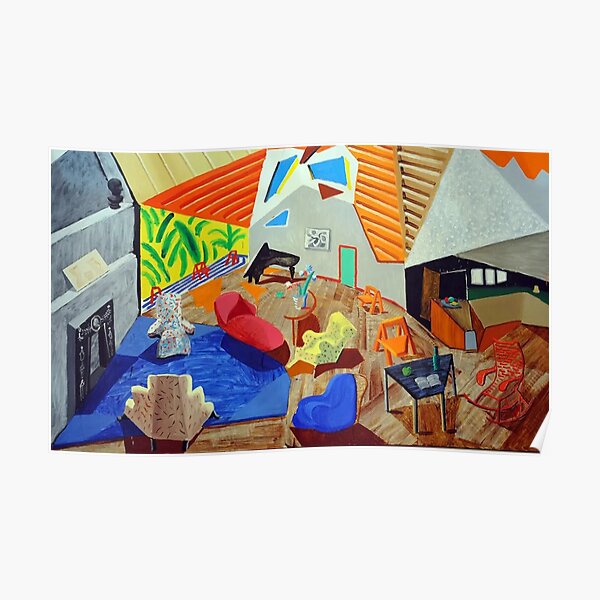 "Large interior. Los Angeles" Poster for Sale by ceciledenny Redbubble