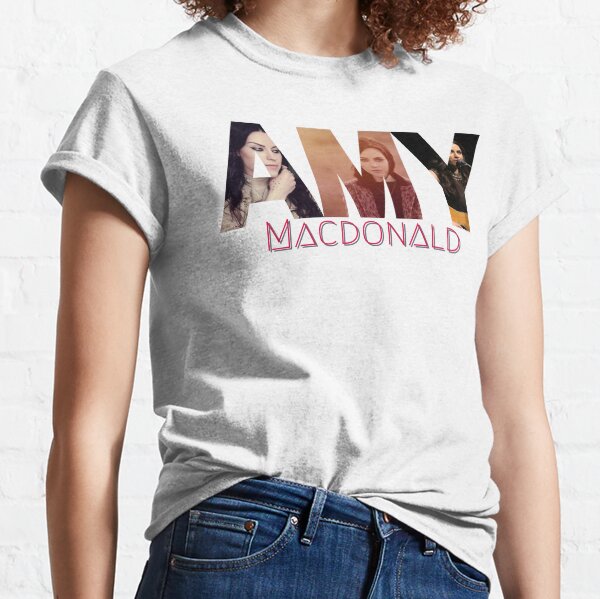 Artikel-Vorschau von klassisches T-Shirt Amy Macdonald | Aufkleber, designt und verkauft von ReganPro5.