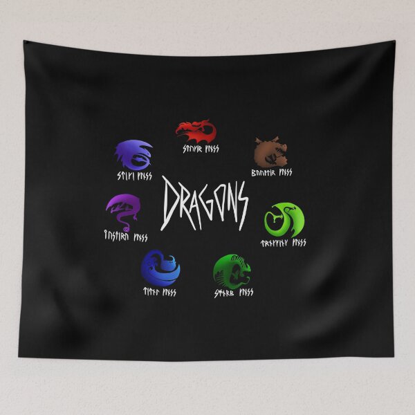 Item preview, HTTYD Dragon Classifications with White Font designed and sold by TheSimpleEdge.