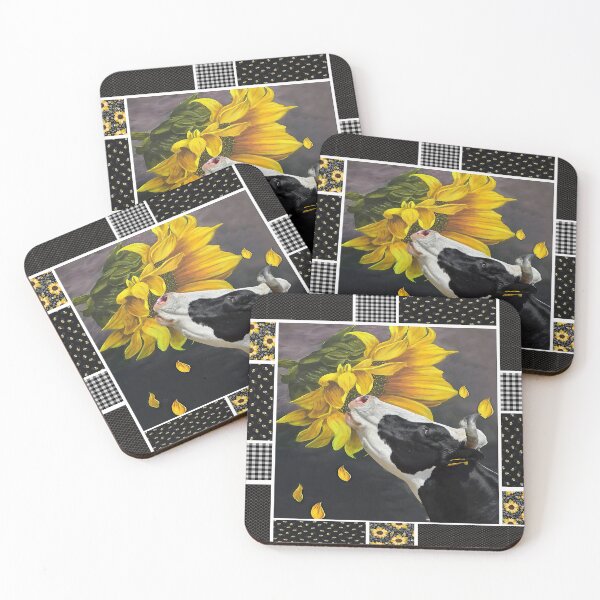Item preview, Cows and sunflowers designed and sold by JoycePruit.