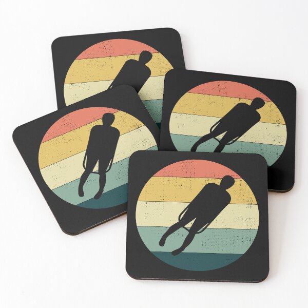 Item preview, Luge Sledding Sledge Race Extreme Sports Vintage Retro designed and sold by TastefulTees.