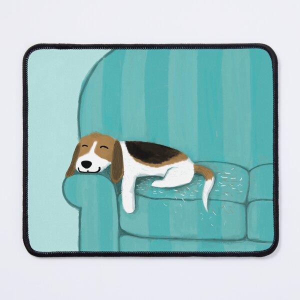 Item preview, Happy Couch Dog | Cute Beagle designed and sold by Jenn Inashvili.