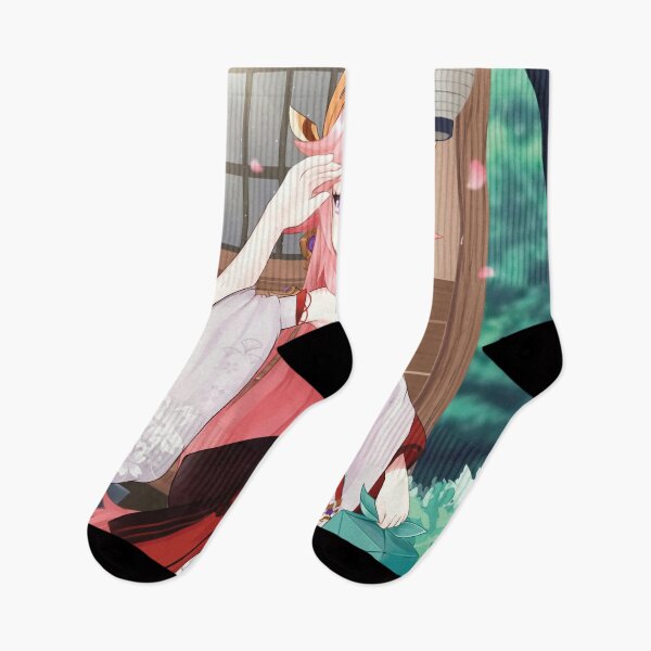 Item preview, Yae Miko Genshin Impact Drawing For Otaku designed and sold by zskasherman.