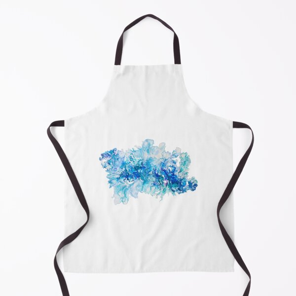 Item preview, Fluidart dutch pour in Aqua & blues designed and sold by Treehouse Art.
