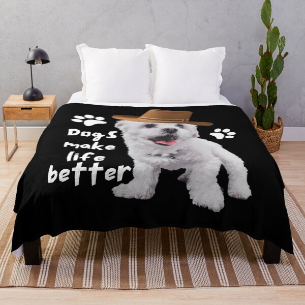 Item preview, Dogs Make Life Better designed and sold by BronikowskiART.