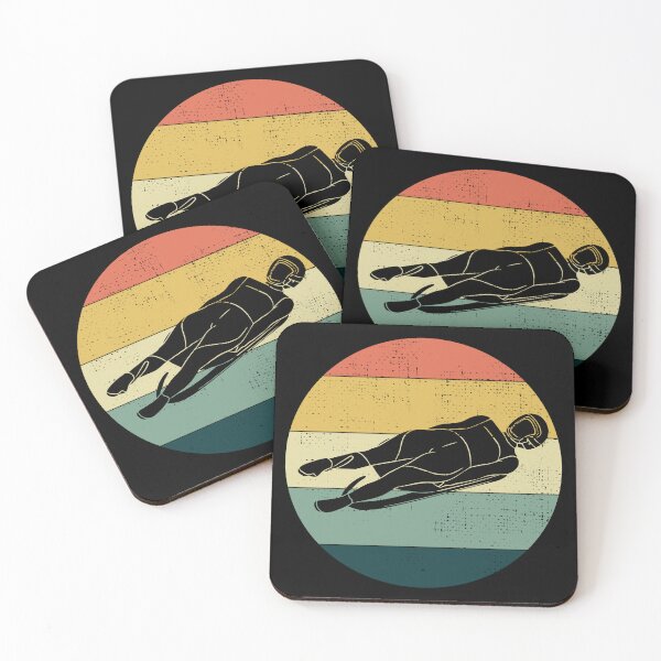 Item preview, Luge Sledding Sledge Race Extreme Sports Vintage Retro designed and sold by TastefulTees.