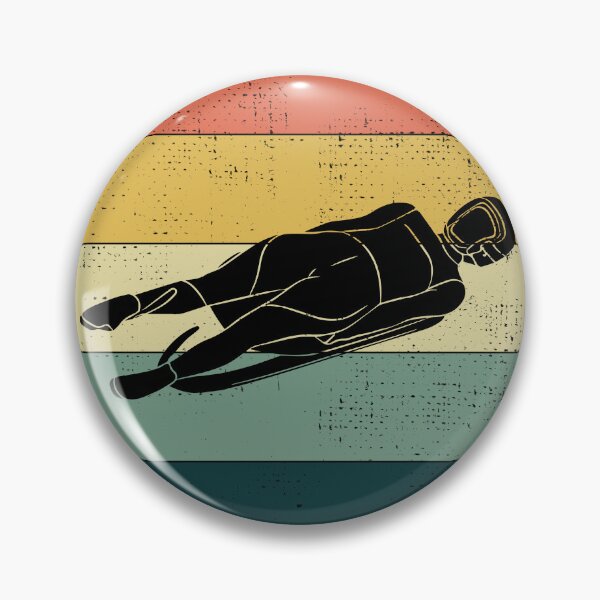Item preview, Luge Sledding Sledge Race Extreme Sports Vintage Retro designed and sold by TastefulTees.