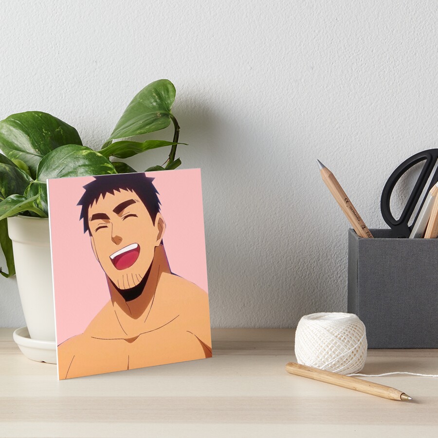 Takeda Harumi My Senpai Is Annoying Art Board Print By Kawaiicrossing Redbubble