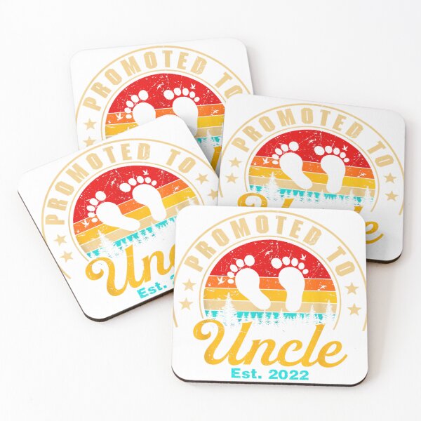 Item preview, Promoted to Uncle Est 2022 Men Vintage First Time Uncle  designed and sold by samirmalini.