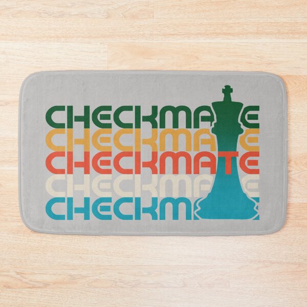 Item preview, Retro Colored Chess Checkmate designed and sold by RyanCaudell.