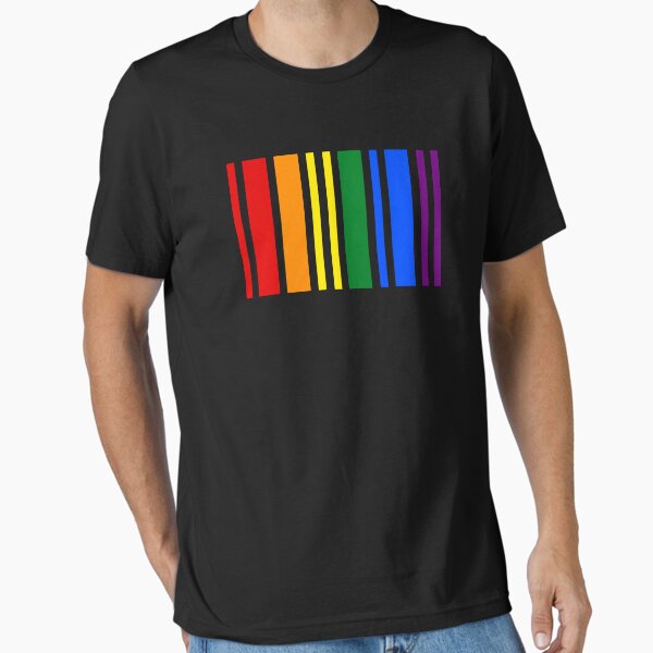 LGBT Rainbow Barcode - Pride DNA - Being Gay is in my DNA Essential T-Shirt