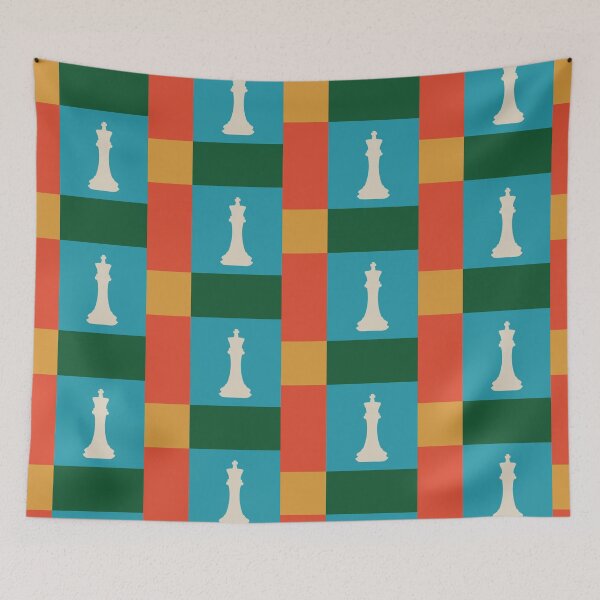 Item preview, Retro Colored Chess Checkmate designed and sold by RyanCaudell.
