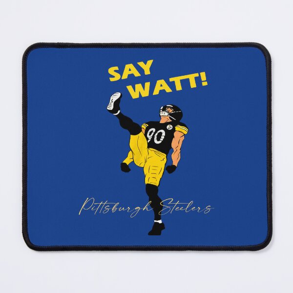 Fan Made T.J. Watt #90 Steelers Jersey Player Football Shirts Black S/5XL