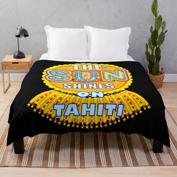 Aperçu de l'œuvre Tahiti Sun Shines Artful Sunshine créée et vendue par artfulnotebook.