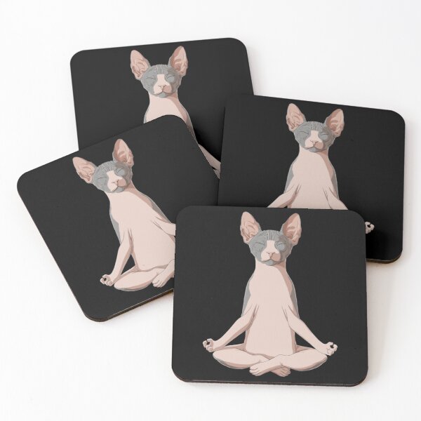 Item preview, Sphynx cat learn yoga meowing designed and sold by jackienorfolkal.