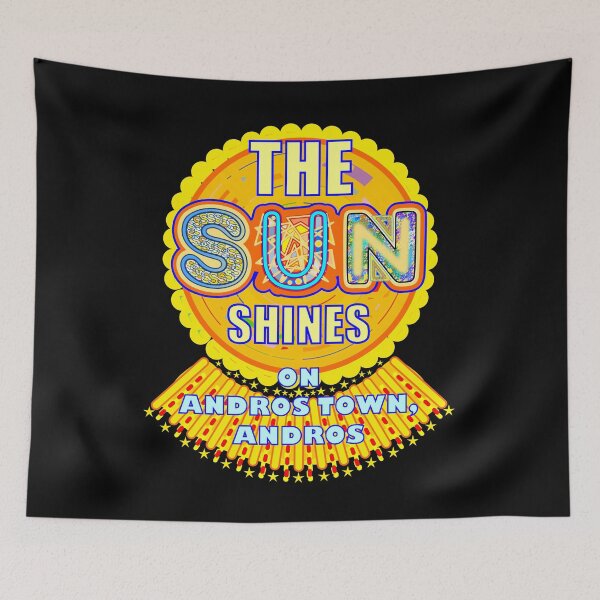 Item preview, Andros Town Sun Shines On Andros Artful Sunshine designed and sold by artfulnotebook.