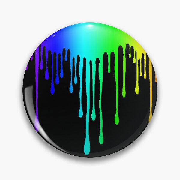 Item preview, Rainbow Paint Drip Print, Pride Print, Rainbow Print, Multicolored Print designed and sold by PinHookPrincess.