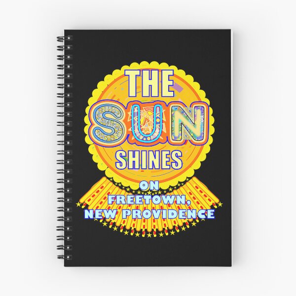 Item preview, Freetown Sun Shines On New Providence Artful Sunshine designed and sold by artfulnotebook.