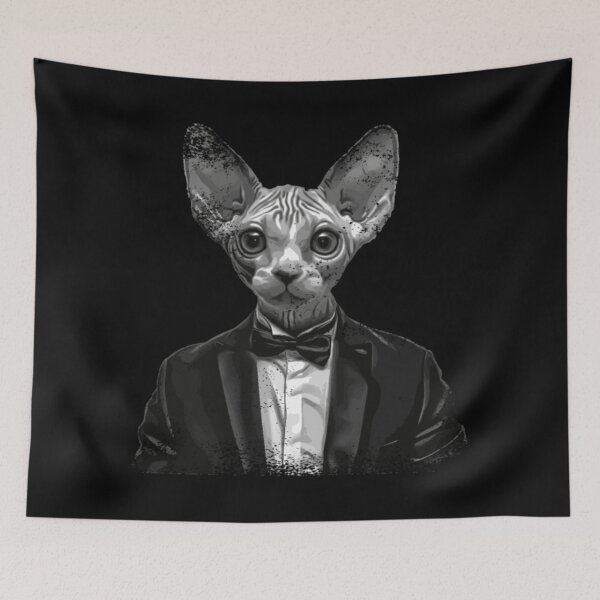 Item preview, mi jefe sphynx gato animales designed and sold by jackienorfolkal.