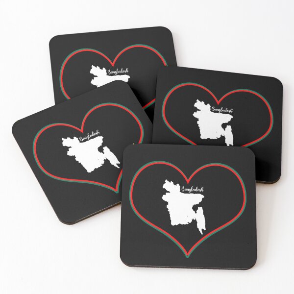 Item preview, Black heart map Bangladesh designed and sold by Astralia.