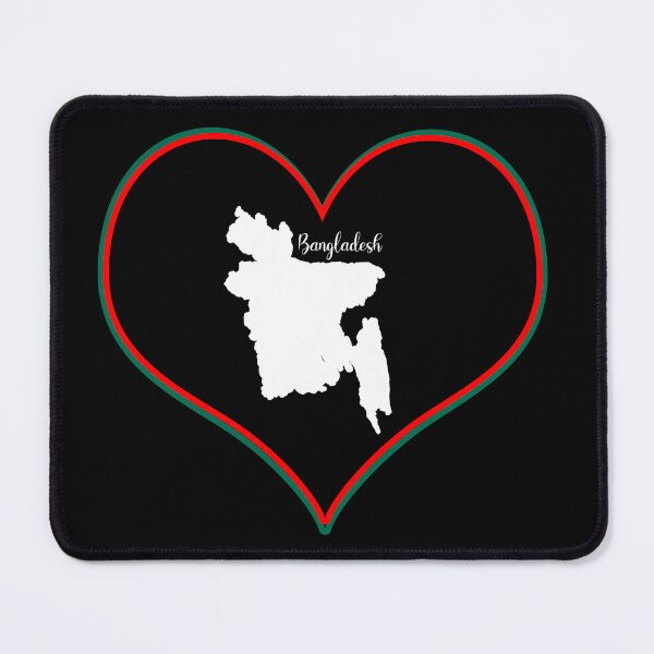 Item preview, Black heart map Bangladesh designed and sold by Astralia.