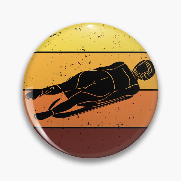 Item preview, Luge Sledding Sledge Race Extreme Sports Vintage Retro designed and sold by TastefulTees.