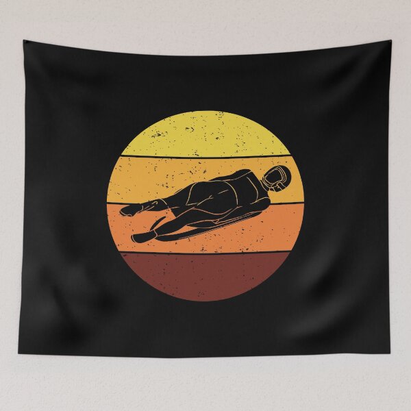 Item preview, Luge Sledding Sledge Race Extreme Sports Vintage Retro designed and sold by TastefulTees.