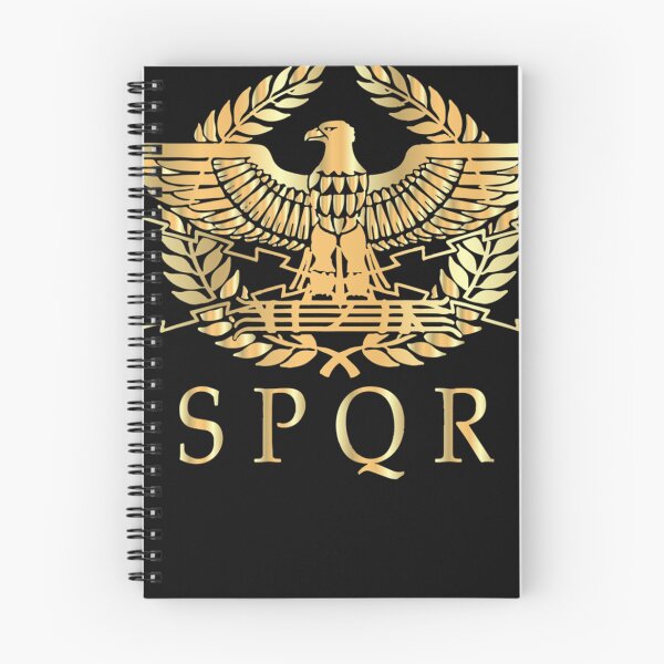 Item preview, SPQR- Roman Empire Standard Eagle Emblem Vintage Gold Shield Classic designed and sold by Lisainiex.
